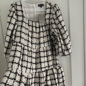 Sister Jane, brand new checked mini dress, Size S
